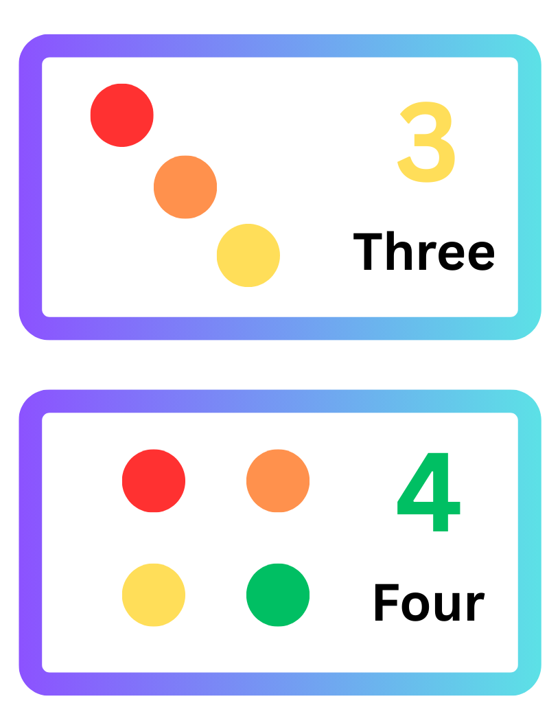 Printable Color & Number Pom-Pom Activity