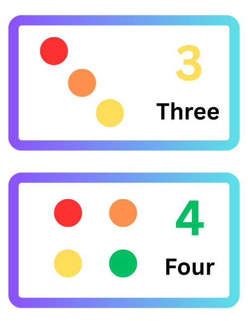 Printable Color & Number Pom-Pom Activity