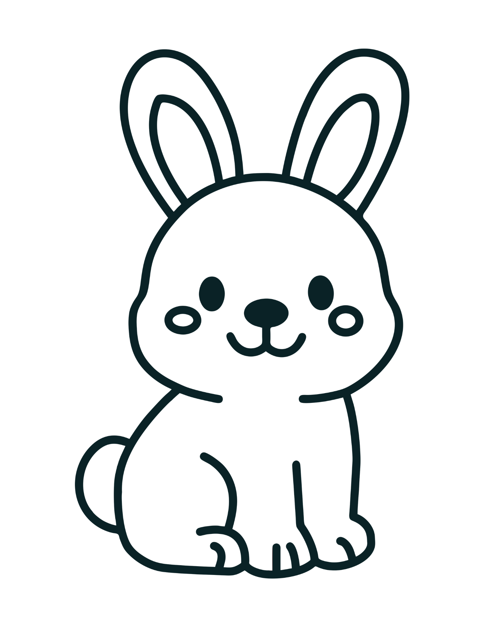 Printable Coloring With 70 Animal Friends