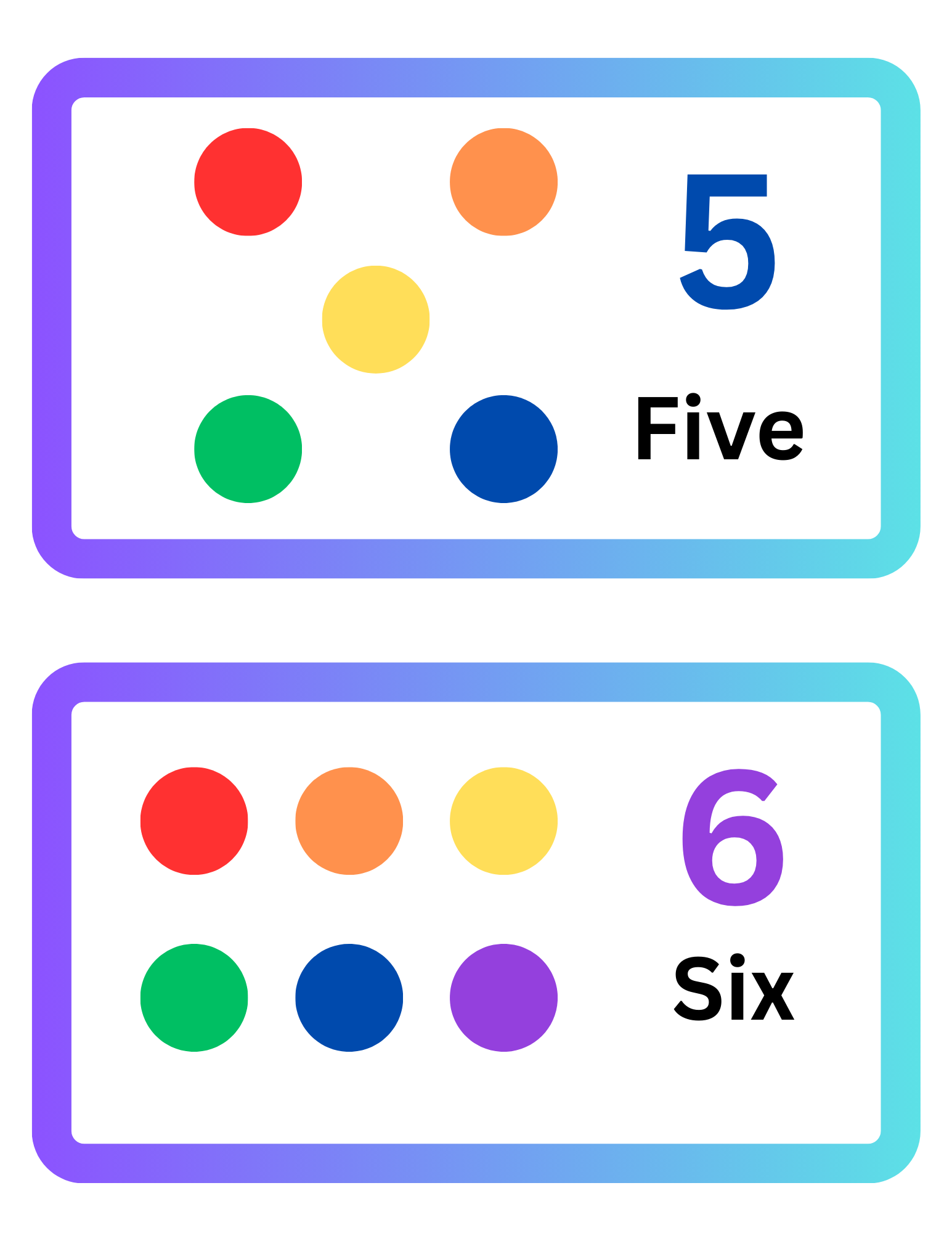 Printable Color & Number Pom-Pom Activity