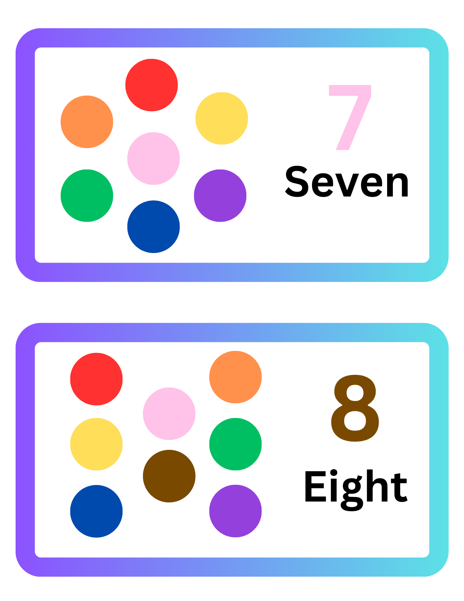 Printable Color & Number Pom-Pom Activity