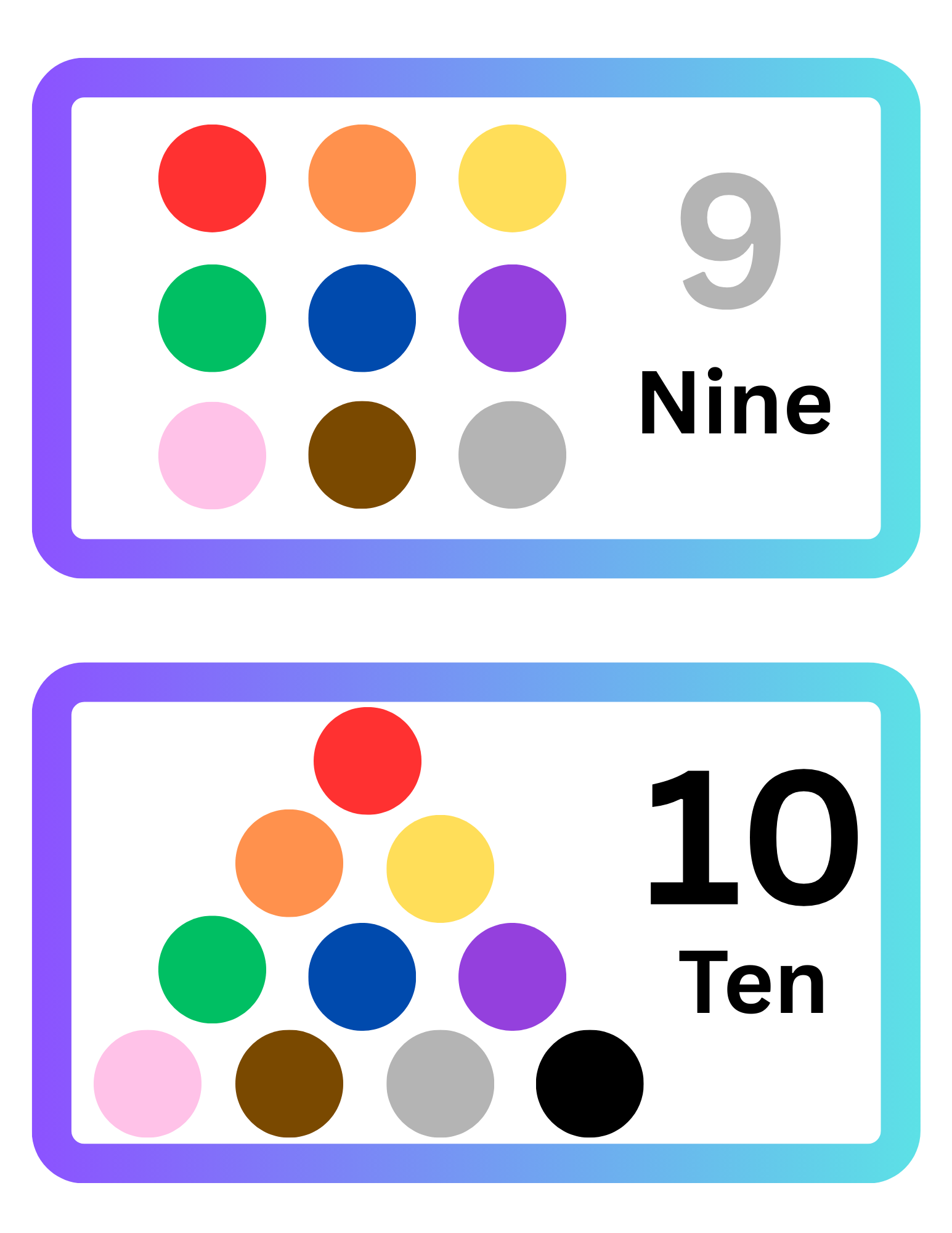 Printable Color & Number Pom-Pom Activity